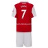 Camisola Arsenal Saka 7 Criança Equipamento Primeiro 2022-2023 Manga Corta